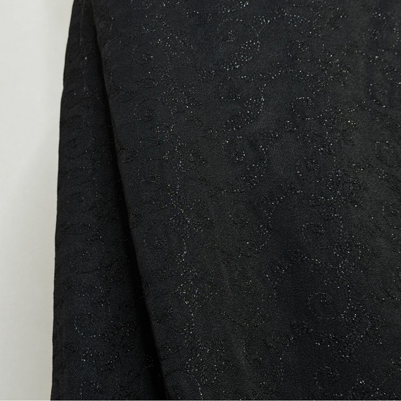 Vintage Jessica McClintock Black Maxi Dress Y2K Strapless Holiday NYE SZ 12 - Picture 9 of 15